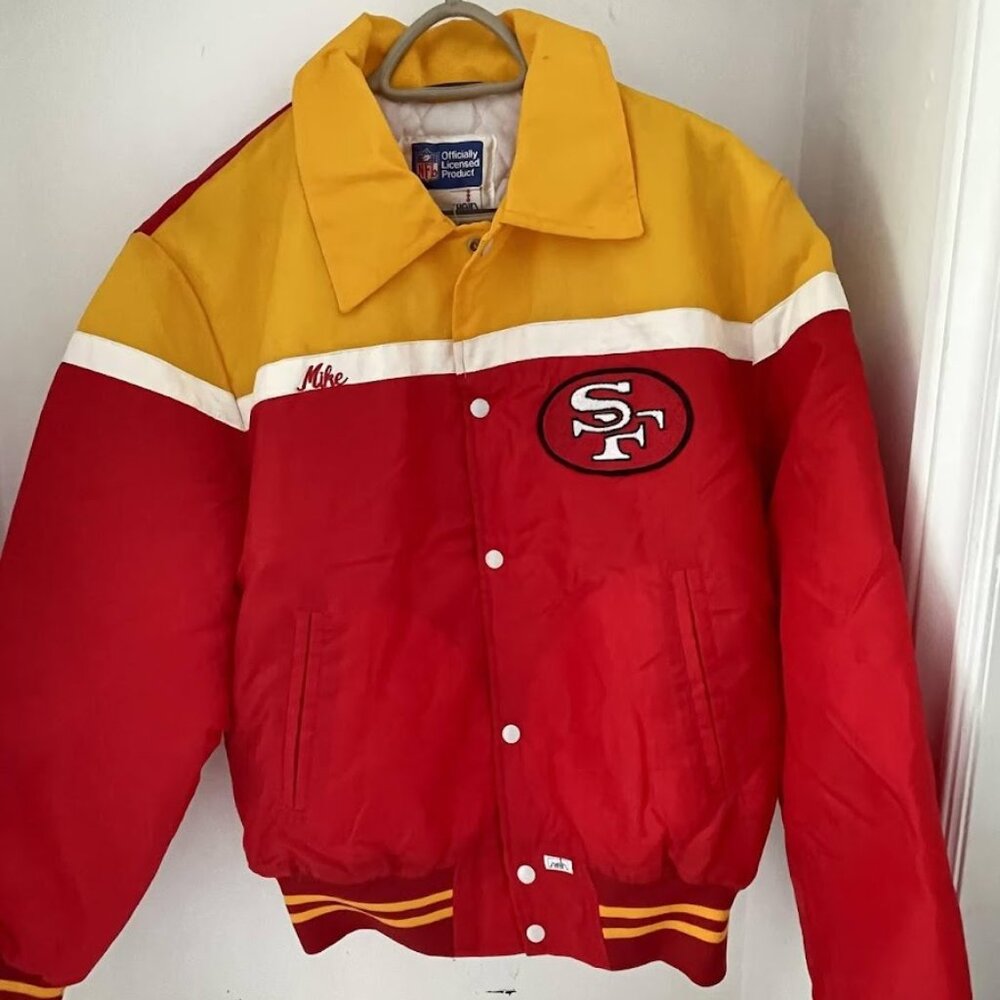 BRAND NEW Vintage San Francisco 49ers Jacket - name "Mike"
